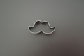 Mustache Cookie Cutter 3"
