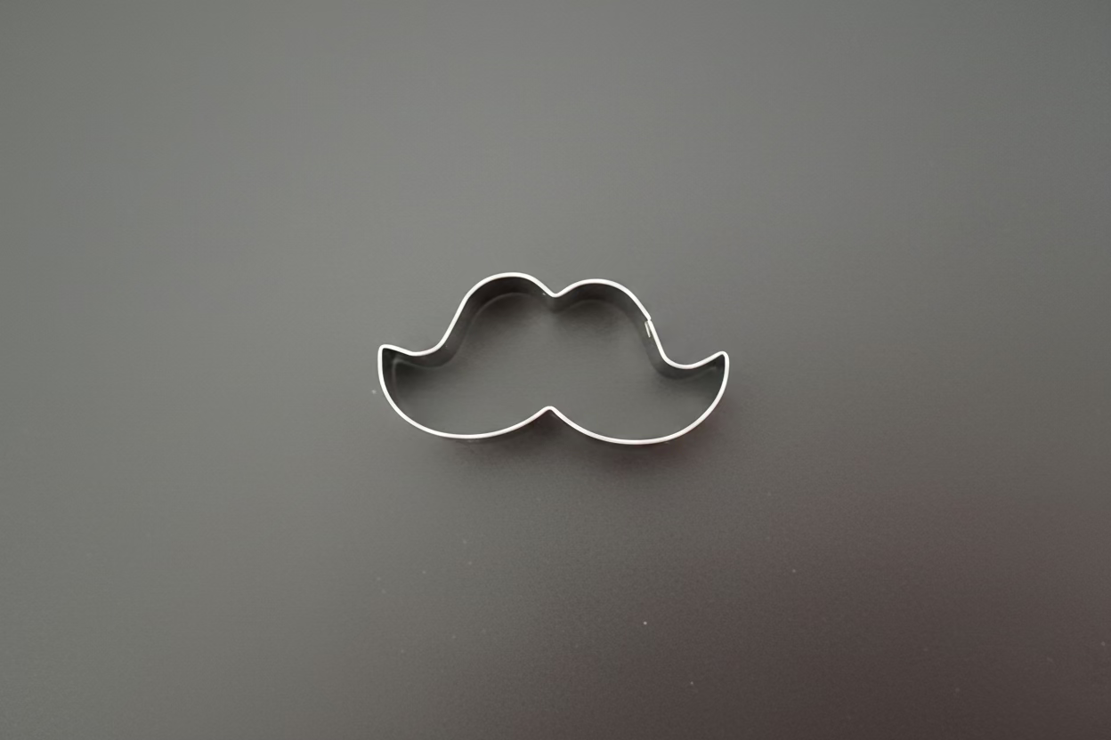 Mustache Cookie Cutter 3"
