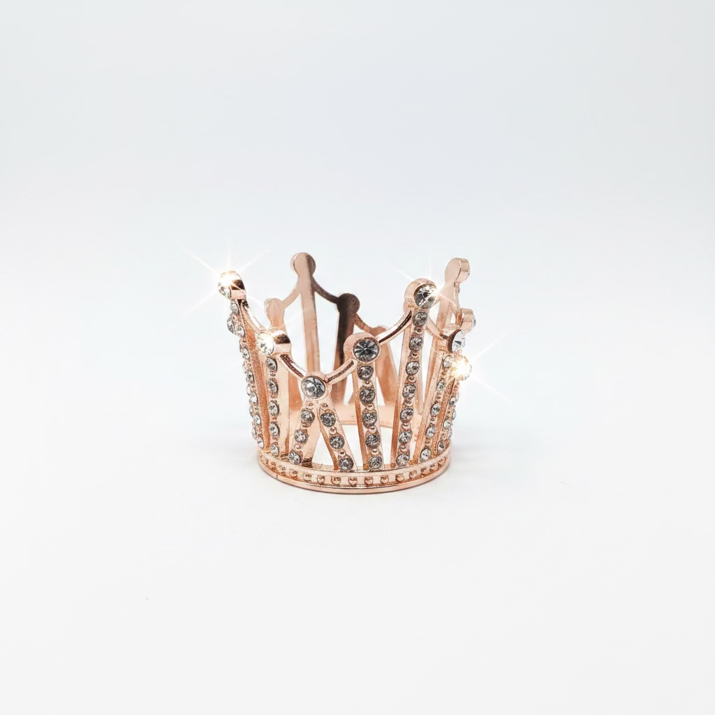 1.5" Rose Gold Crown 2