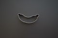 Banana Cookie Cutter 3.5"