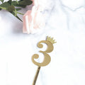 7” Gold Number Topper-3