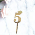 7” Gold Number Topper-5