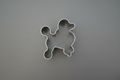 Poodle Dog Cookie Cutter 2.75"