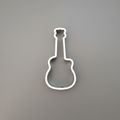 Guitar Cookie Cutter 3"