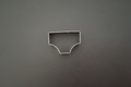 Underwear Cookie Cutter 1.5"