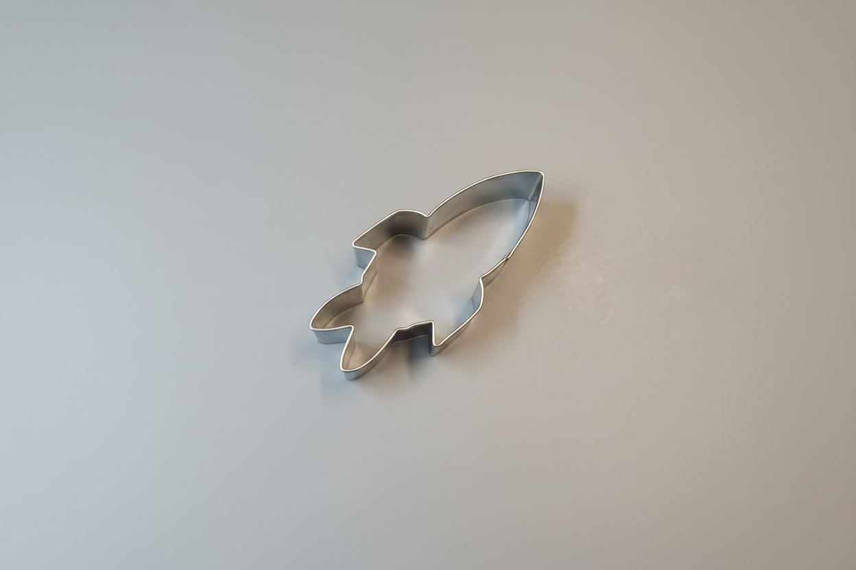 Rocket Cookie Cutter 3"
