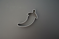 Jalapeño Cookie Cutter 3"