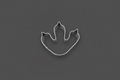 Dinosaur Paw Cookie Cutter 2.75"