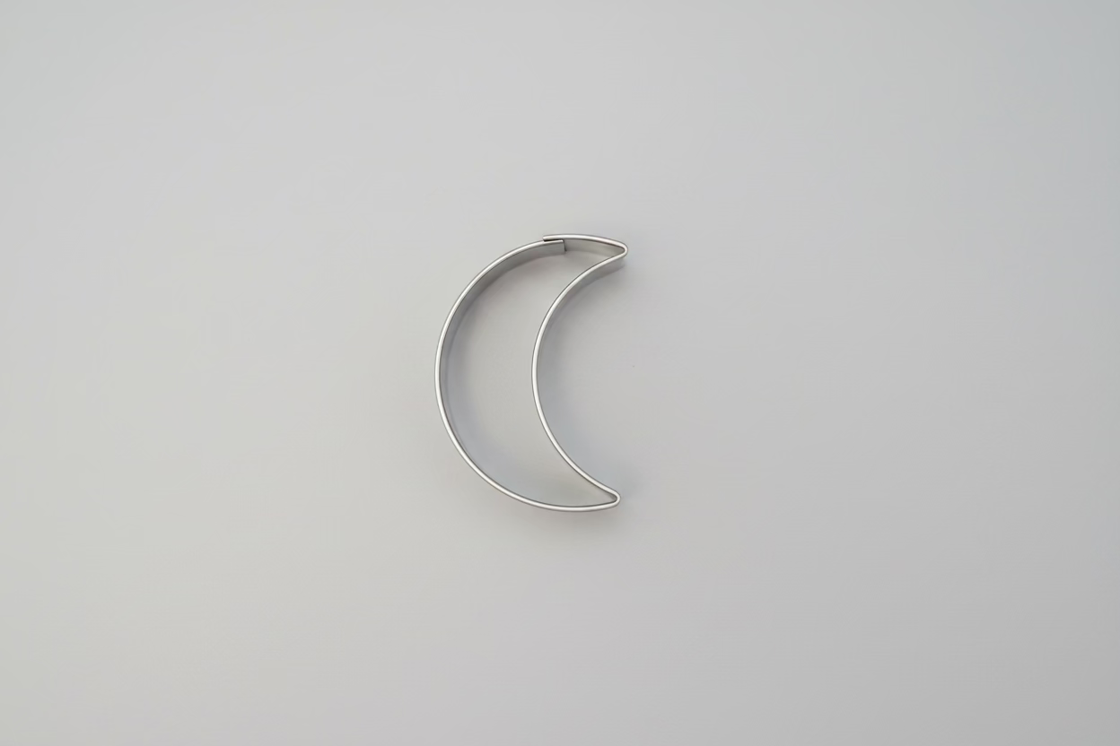 Moon Cookie Cutter 2.25"