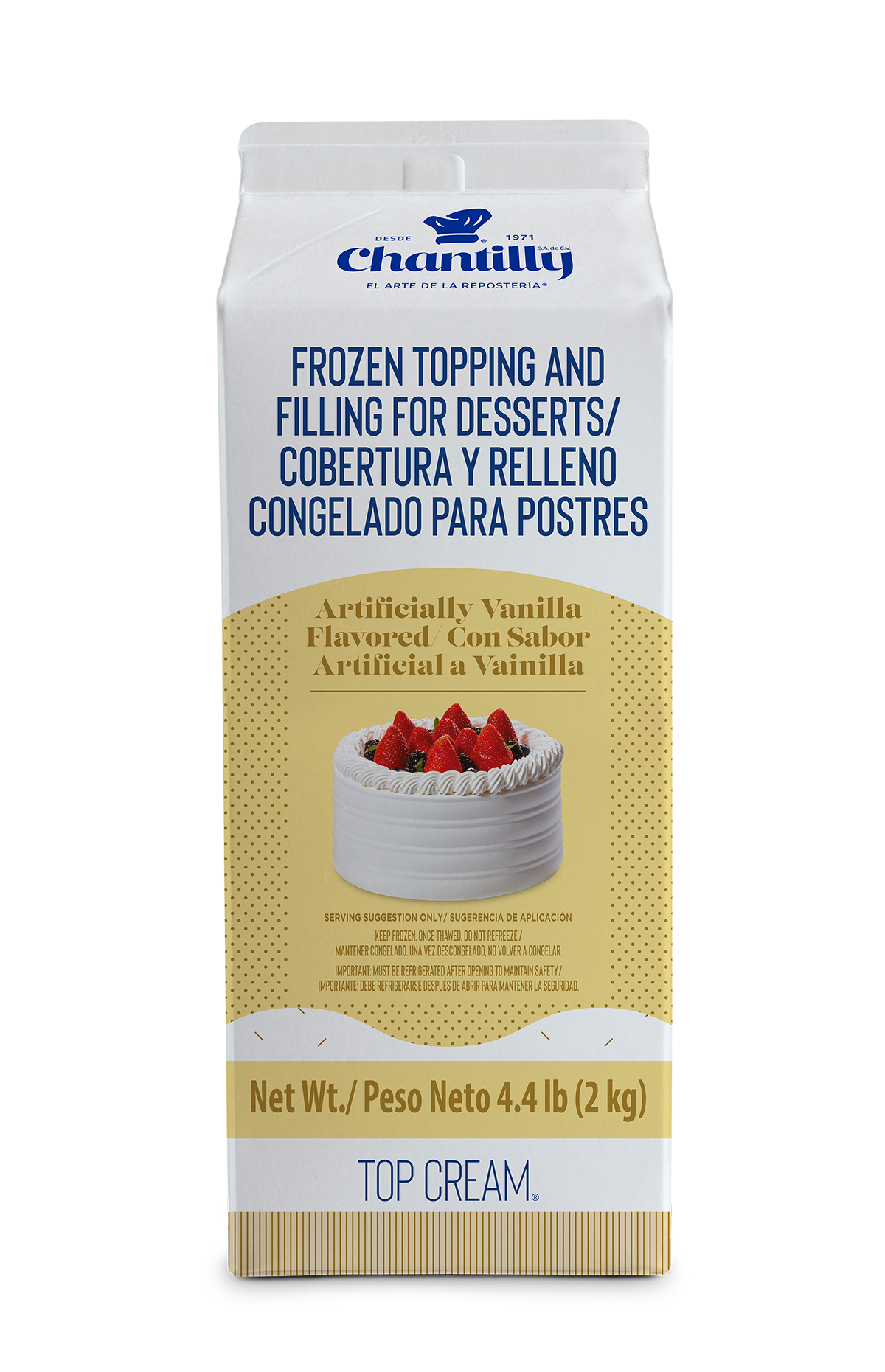 Chantilly Whip Cream-Vanilla 4.4lb