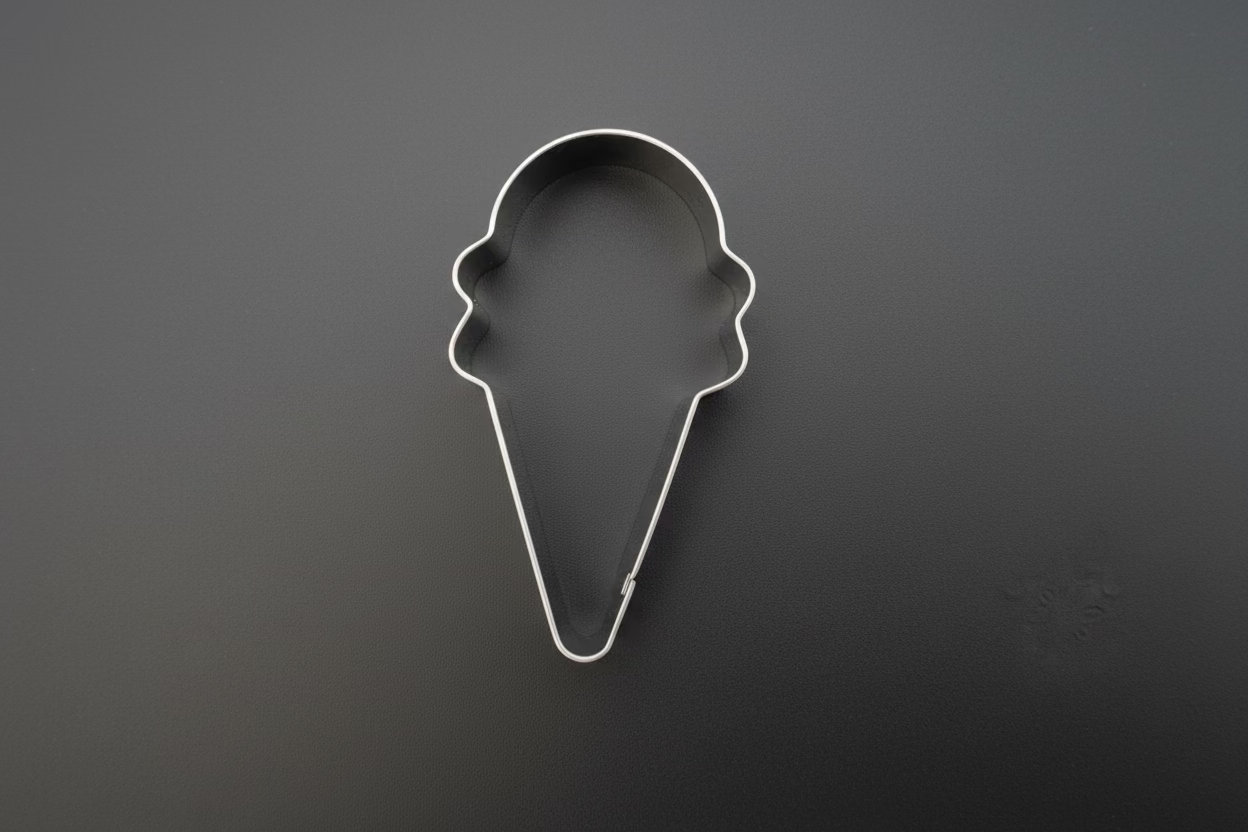 Ice Cream Cookie Cutter 3"