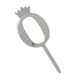 7” Silver Number Topper-0