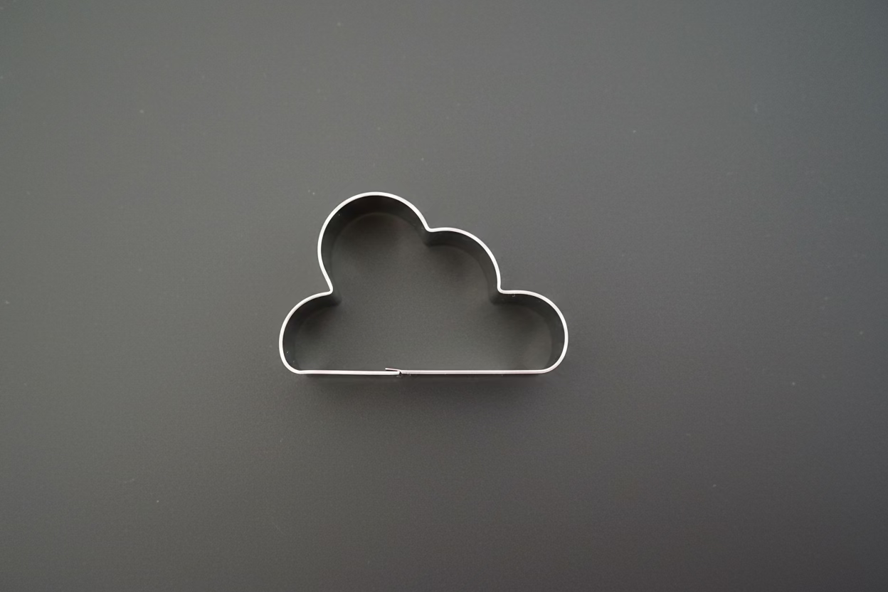 Cloud Cookie Cutter 1.75"