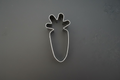 Carrot Cookie Cutter 3.5"