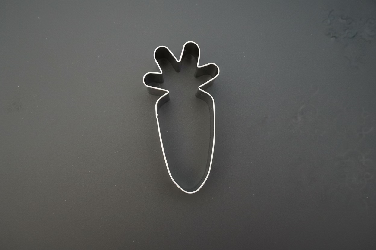 Carrot Cookie Cutter 3.5"