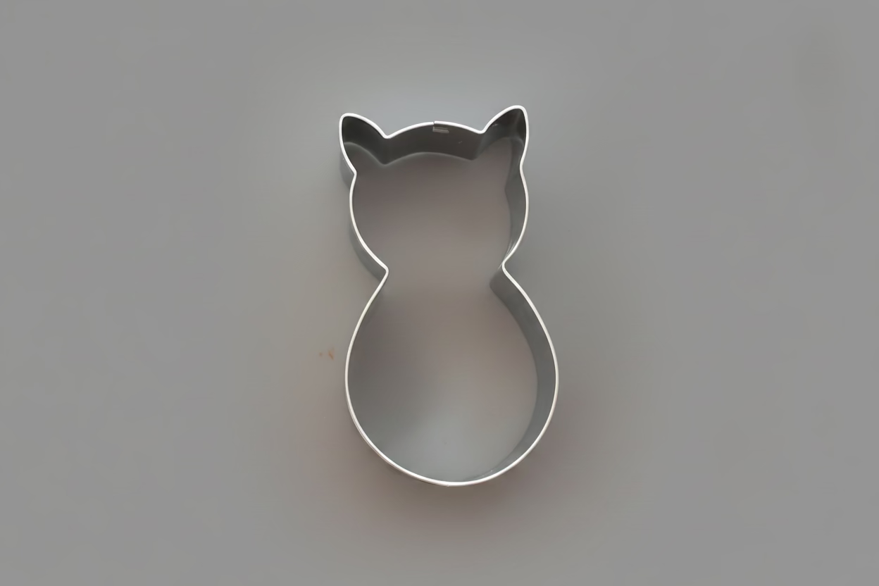 Cat No Legs Cookie Cutter 3 1/2"