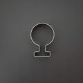 Mirror Cookie Cutter 2.75"