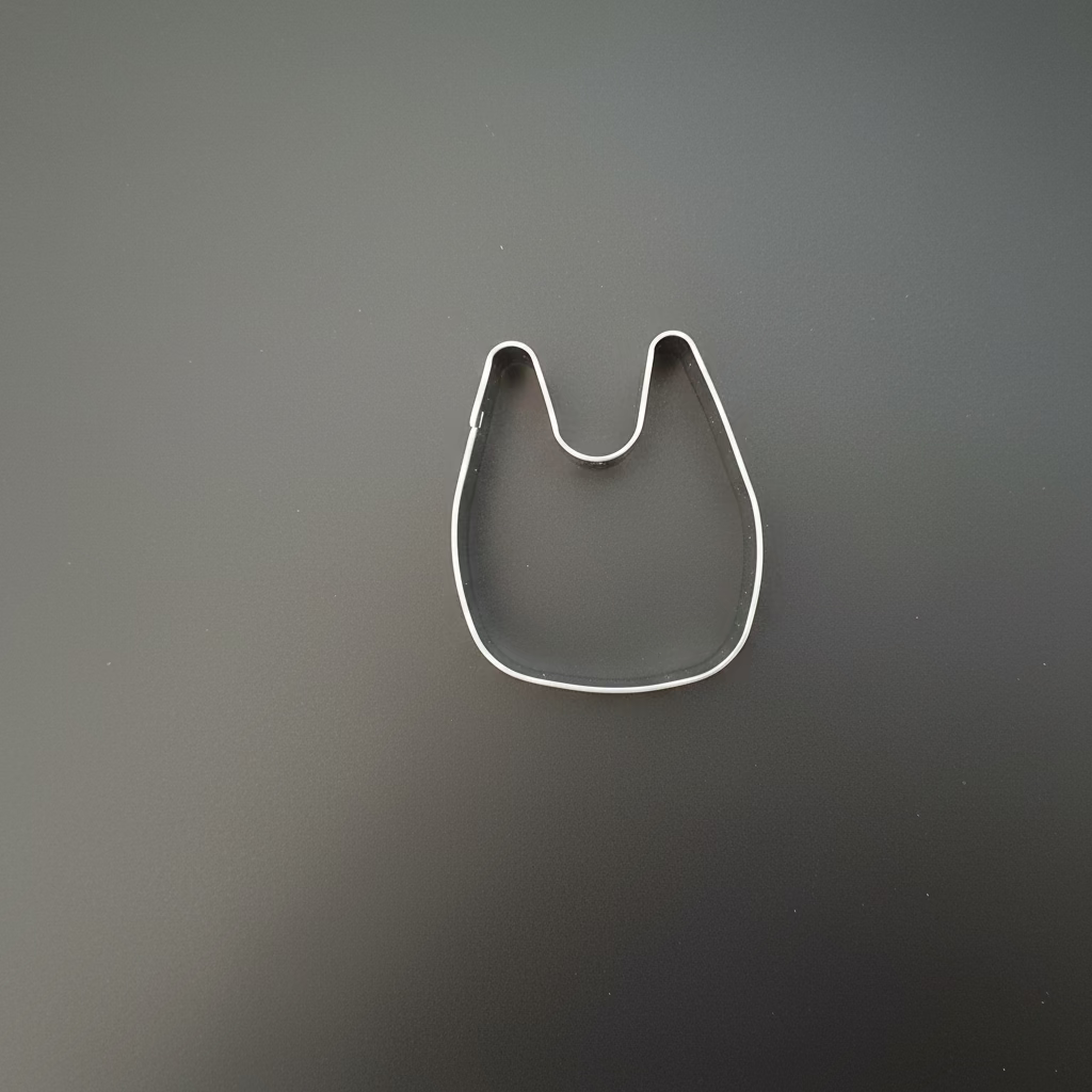 Bib Cookie Cutter 2.5"