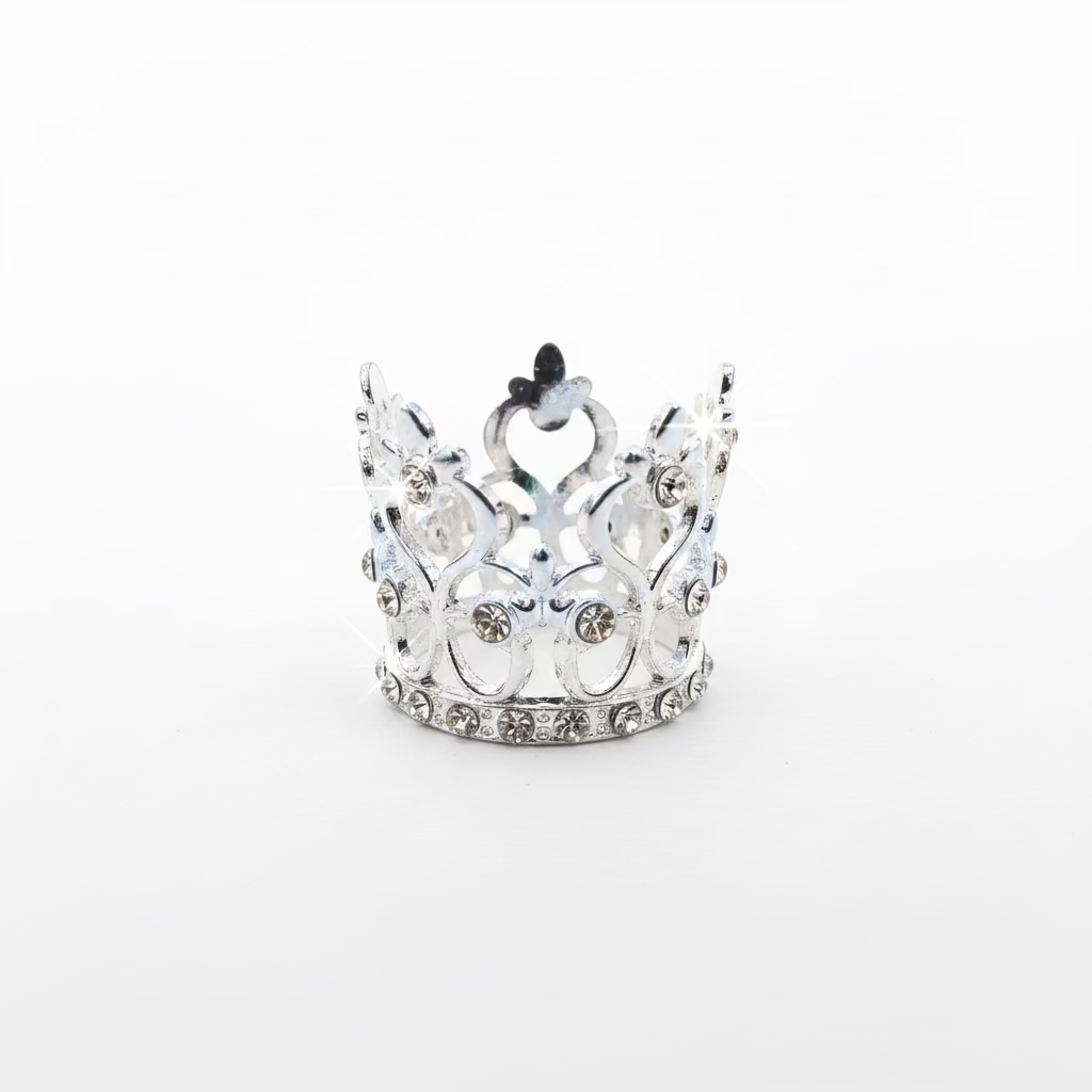 1.5" Silver Crown 6