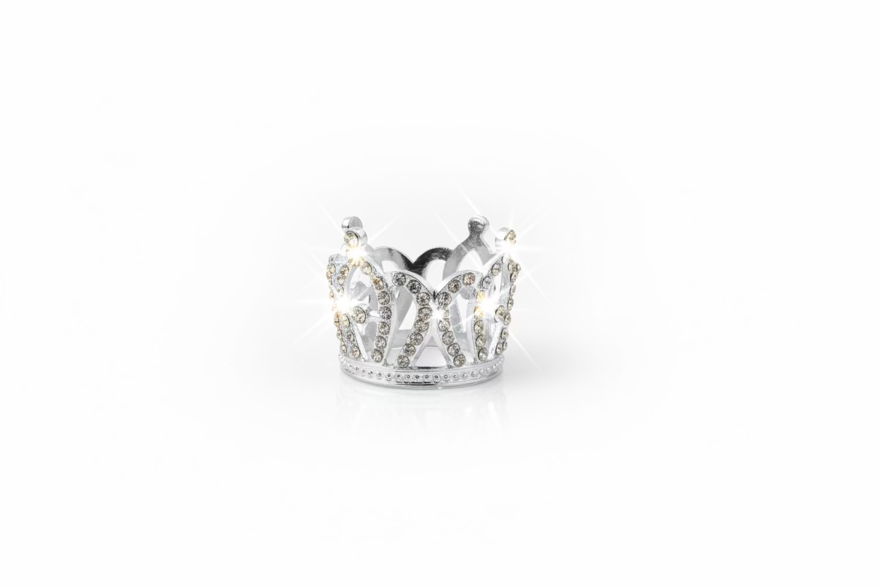 1.5" Silver Crown 3