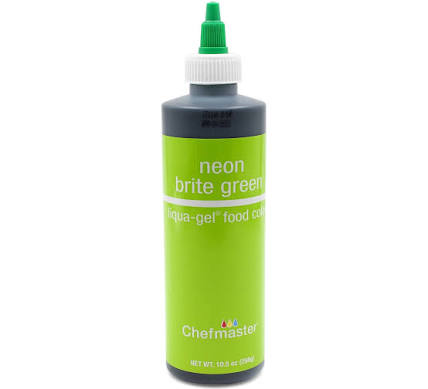 Chefmaster LiquaGel-Neon Brite Green