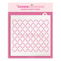 Small Quatrefoil Stencil