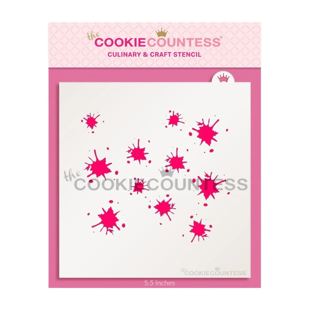Splatters Stencil