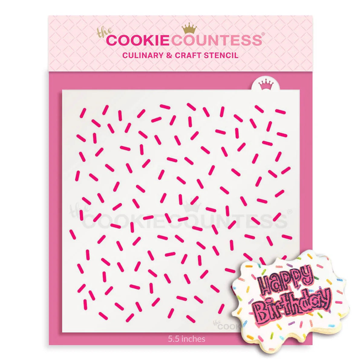 Sprinkles Stencil
