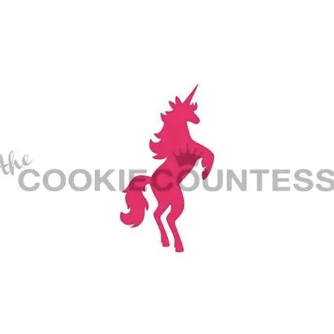 Standing Unicorn Stencil