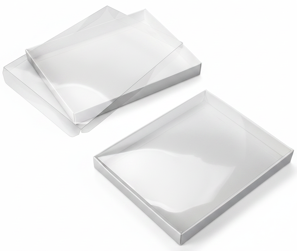 9.5x6x1 1/4-Clear Lid