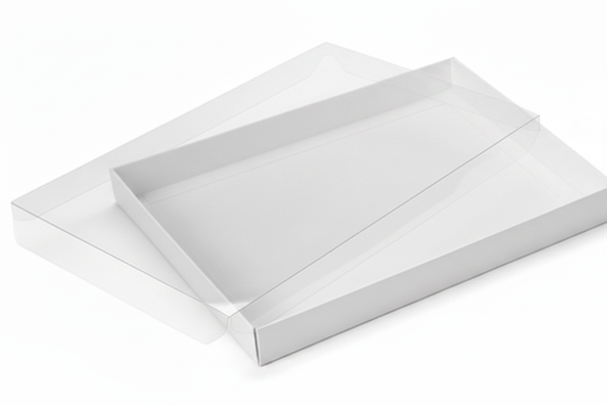 12.5x9 3/4x1 1/4-Clear Lid