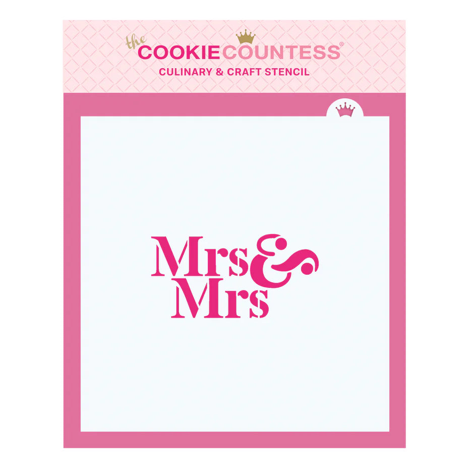 Mrs And Mrs Stencil