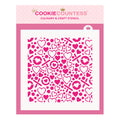 XOXO Pattern Stencil