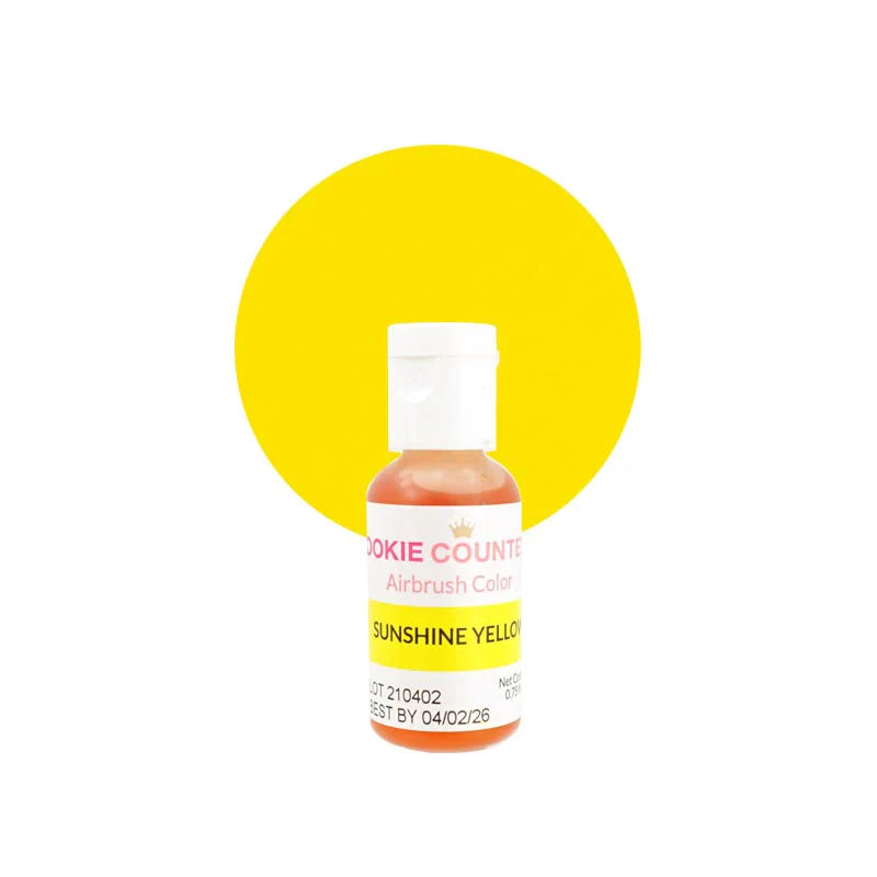 Cookie Countess Airbrush.72fl oz-Sunshine Yellow