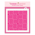 Zig Zag Pattern stencil